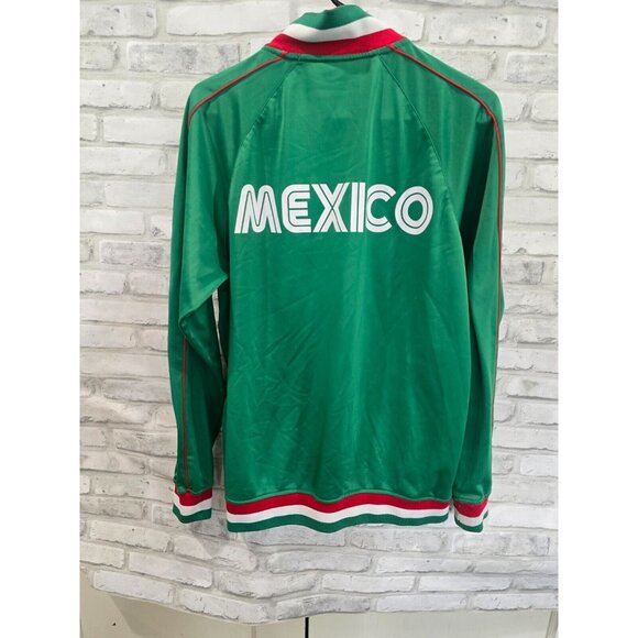 Rhinox Men Mexico Green Soccer Track Jacket Mexico Sz Medium Futbol Logo - Picture 6 of 6